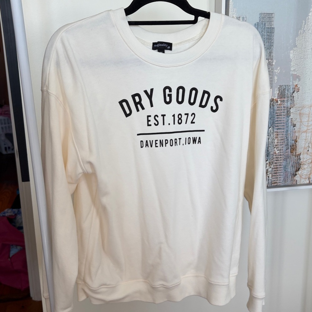 Cream Dry Goods Sweatshirt